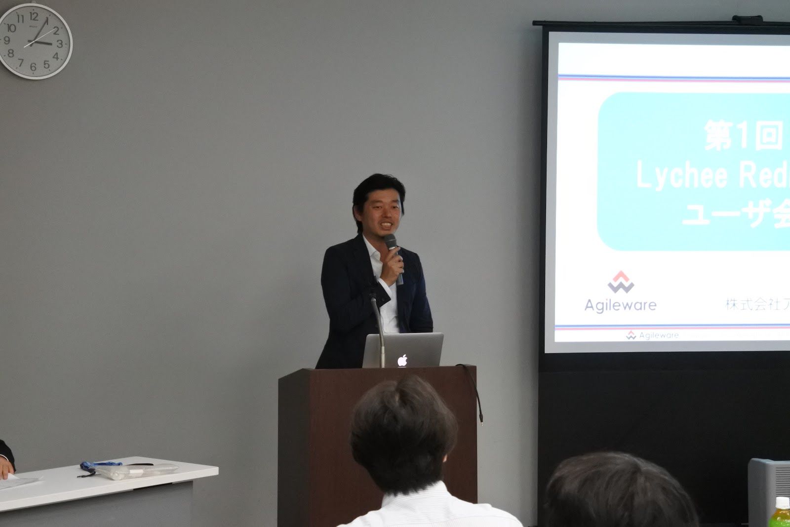 株式会社アジャイルウェア 代表取締役CEO川端 光義 （写真左）株式会社アジャイルウェア水口 崇 （写真右）